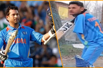 Sachin Tendulkar ने Amir Hussain को Real Hero बताते हुए bat gift किया 82 Sachin Tendulkar,Amir Hussain,