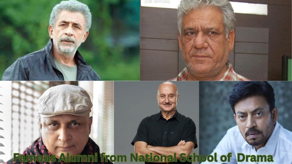 Famous alumni from National School of Drama