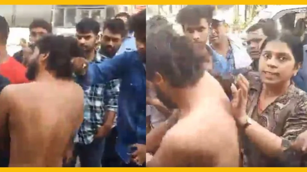 Mobile thief beaten brutally