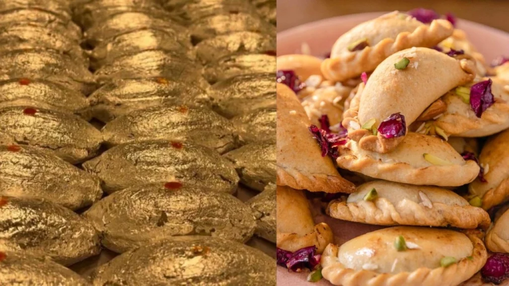 Golden Gujiya priced at 50000 per kg