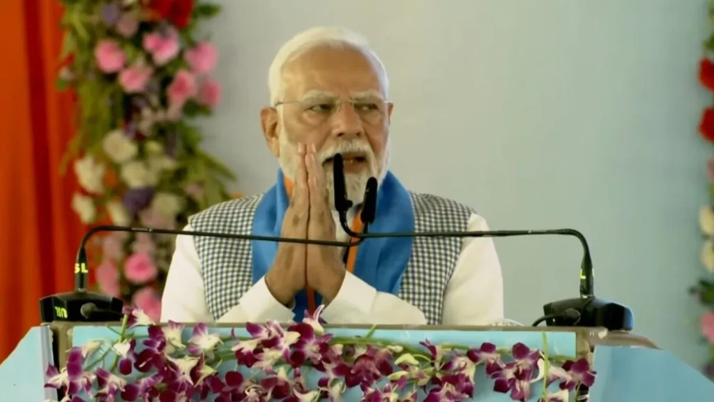 PM Modi In Siwan Rally
