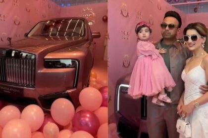 Indian man gives custom pink Rolls-Royce car