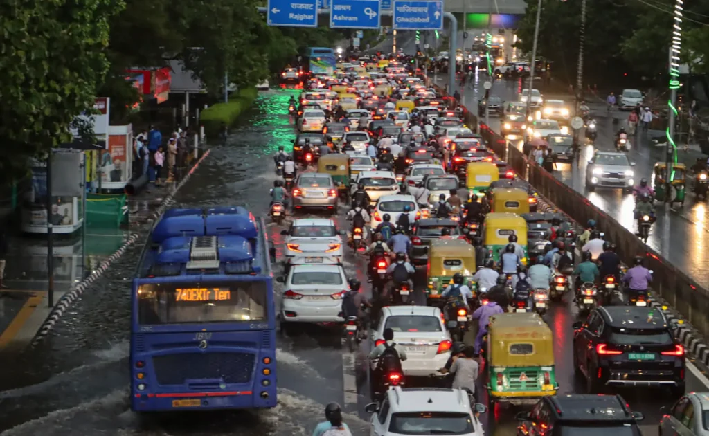 Heavy rain in Delhi NCR