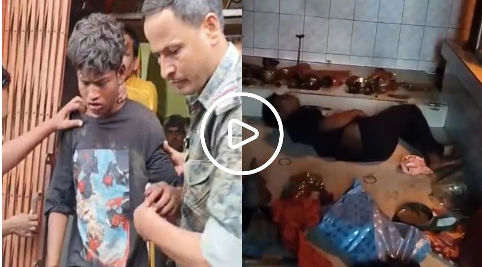 Thief Falls Asleep Inside Temple